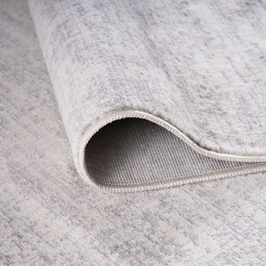 Rustic Cream Scandi Design Rug, easy care, water-resistant, pet friendly rug.