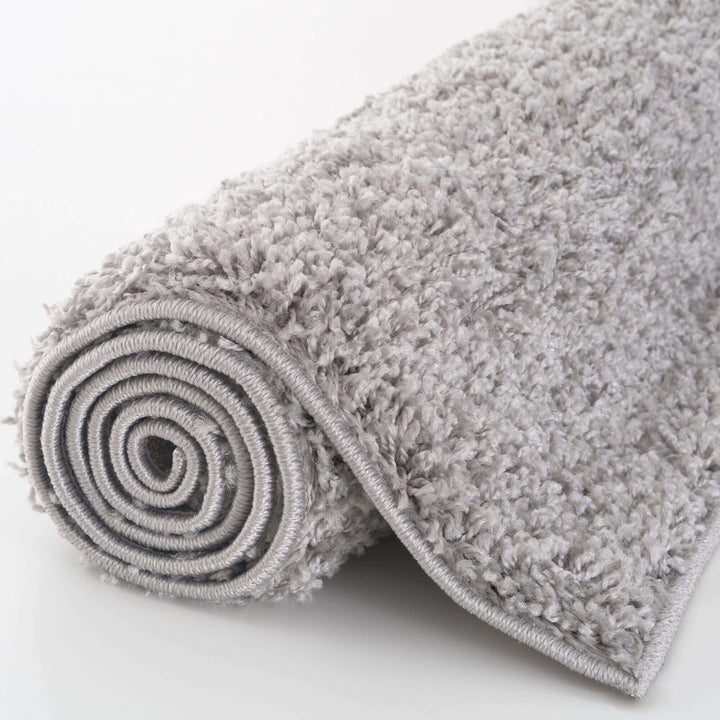 Modern Luxury Grey Shaggy Area Rug | The Rugs Collection