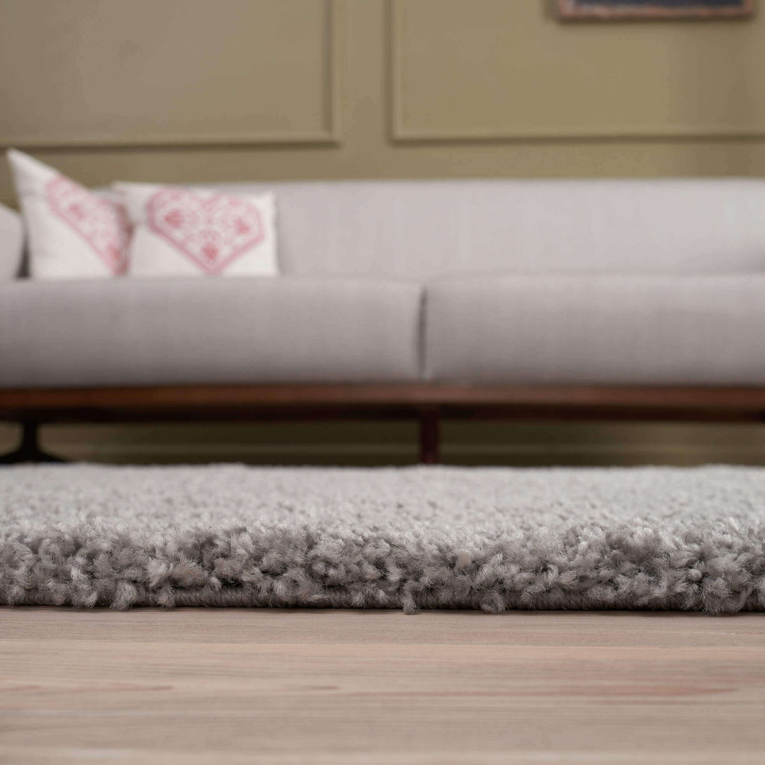 Modern Luxury Grey Shaggy Area Rug | The Rugs Collection