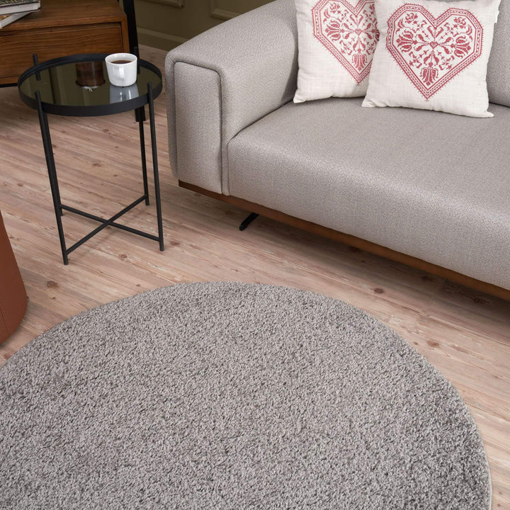 Modern Luxury Grey Shaggy Area Rug | The Rugs Collection