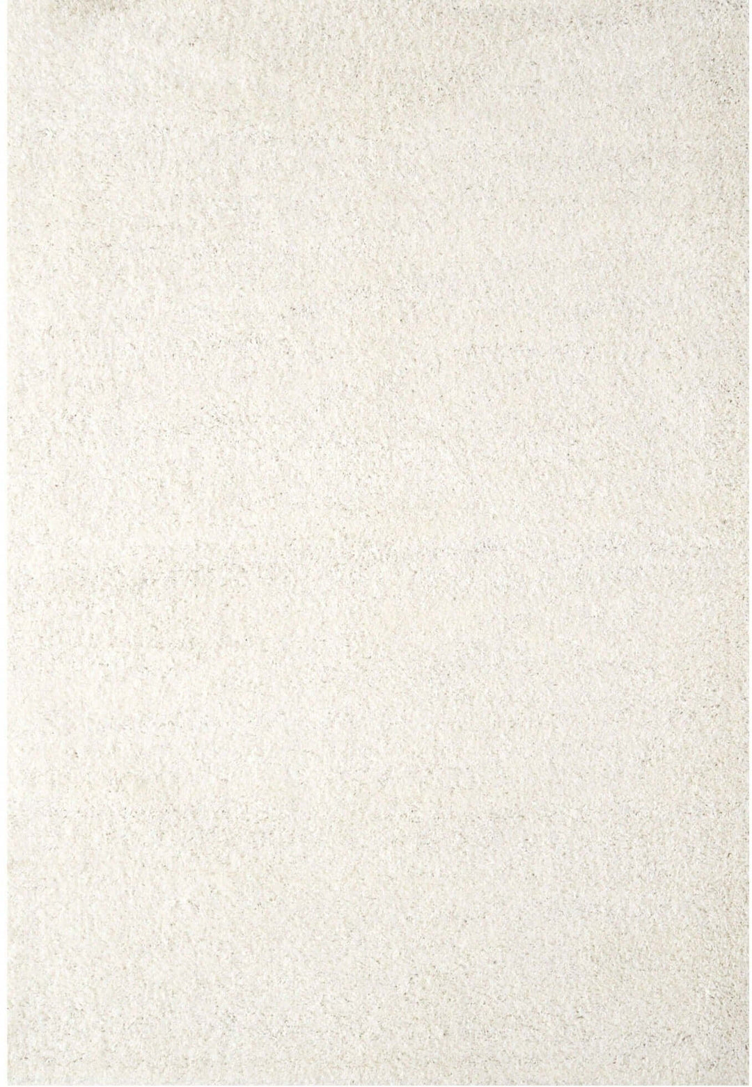 The Rugs Area Rug - Modern Luxury Shaggy Rug Solid White