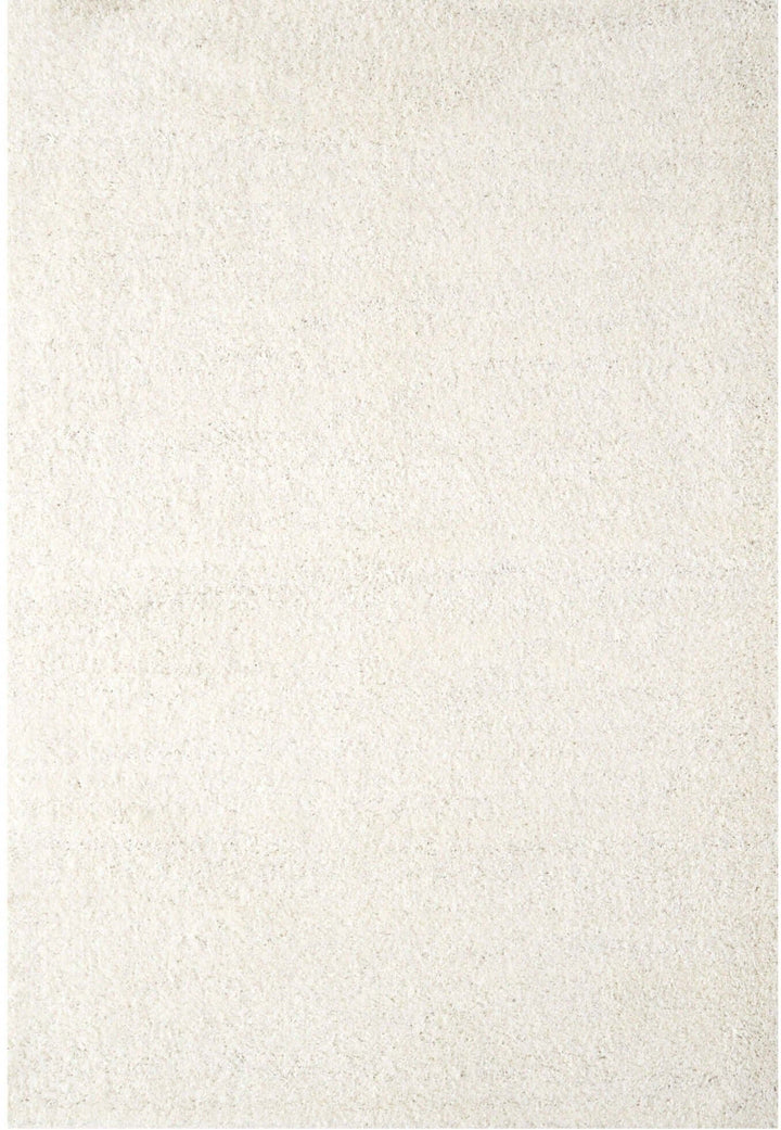 The Rugs Area Rug - Modern Luxury Shaggy Rug Solid White