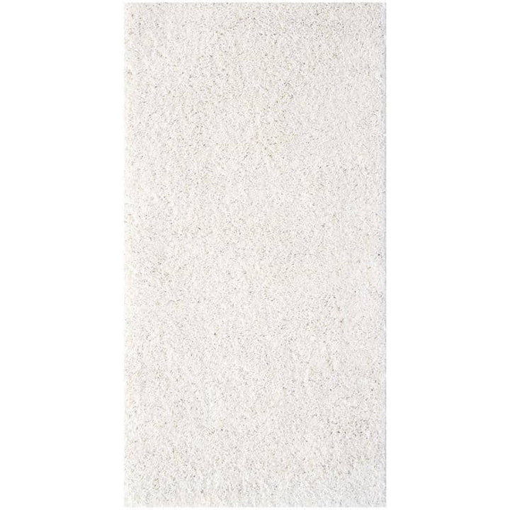 The Rugs Area Rug - Modern Luxury Shaggy Rug Solid White