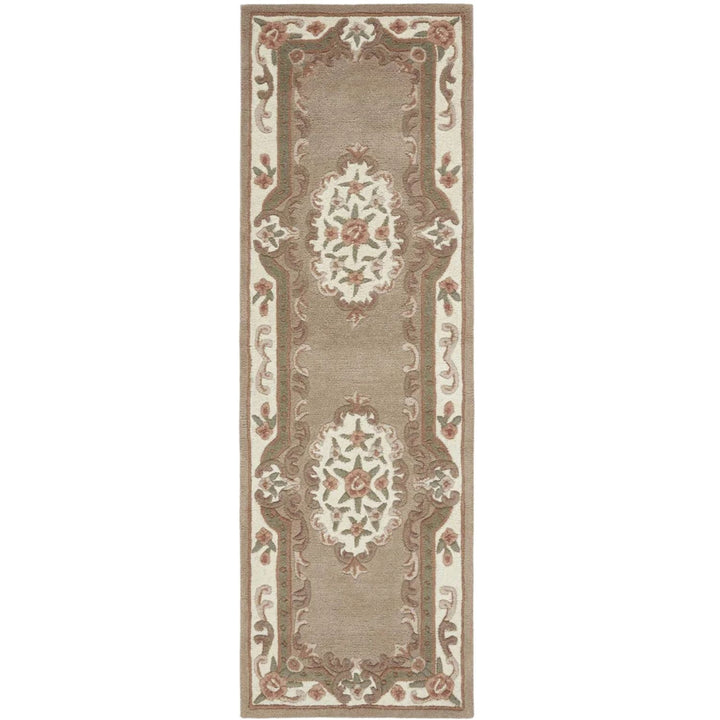 Decorative rug with intricate patterns on a white background