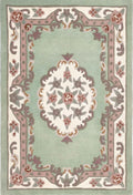 Shensi Green Medallion Rug