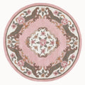 Shensi Pink Medallion Rug