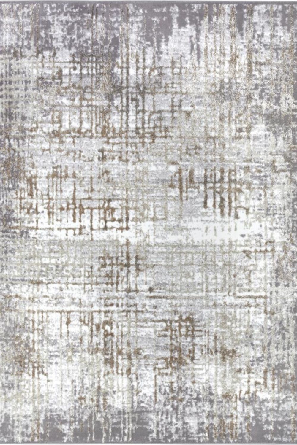 Shine abstract design rug, durable soft material, non-shedding, easy care.
