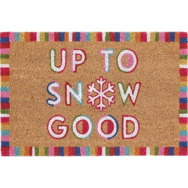 Coir Doormat Christmas & Halloween Design