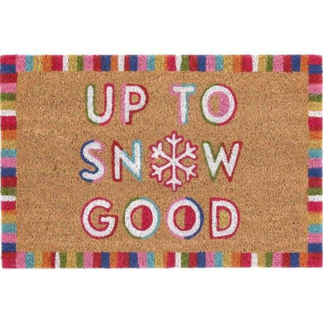 The Rugs Festive Coir Doormat: Christmas & Halloween Designs