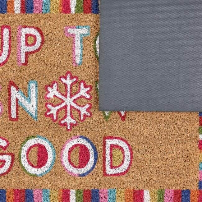 Coir Doormat Christmas & Halloween Design