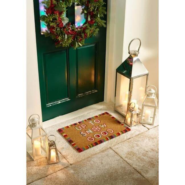 Coir Doormat Christmas & Halloween Design