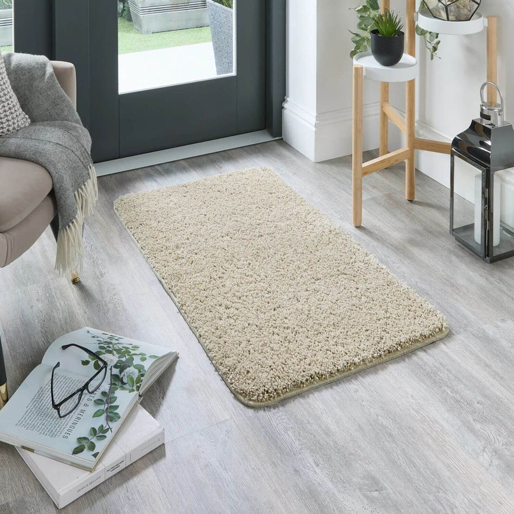 Washable Stone Shaggy Rug | Luxury British Design | The Rugs