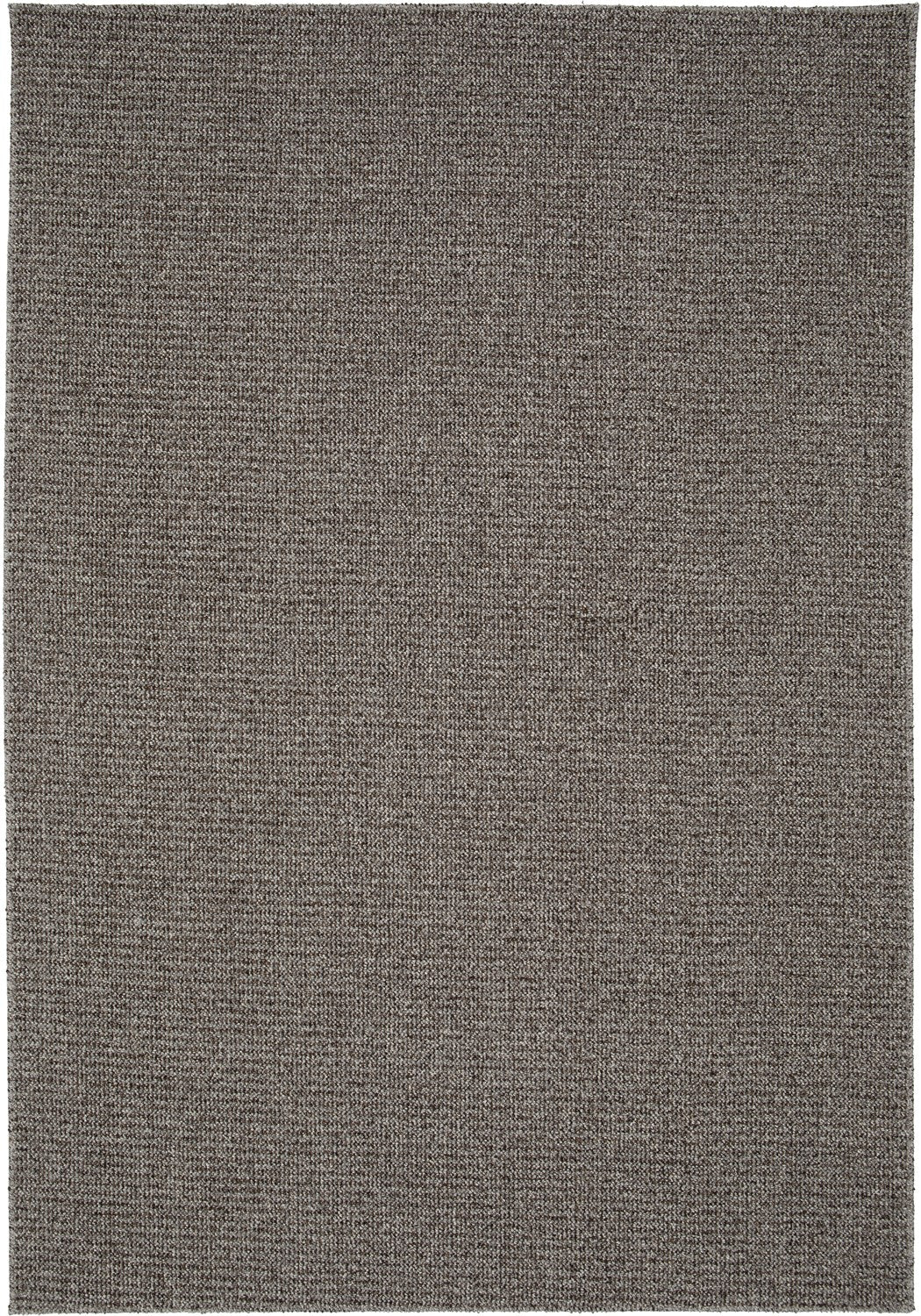 Dune Boucle taupe textured rug, top view of the whole rug | The Rugs