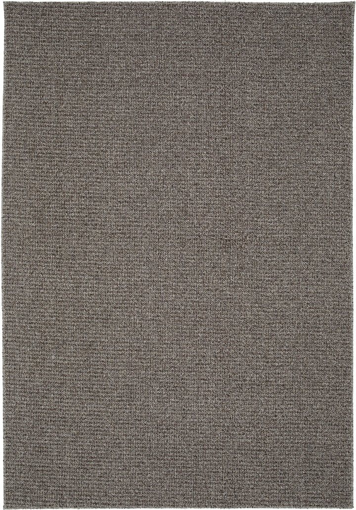 Dune Boucle taupe textured rug, top view of the whole rug | The Rugs