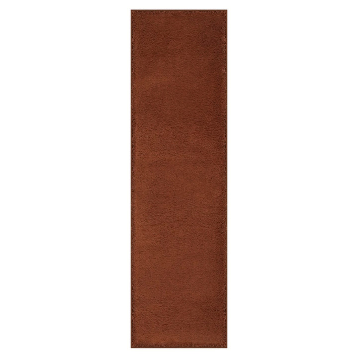 Washmellow terra washable runner, top view of the 80x280 runner | The Rugs