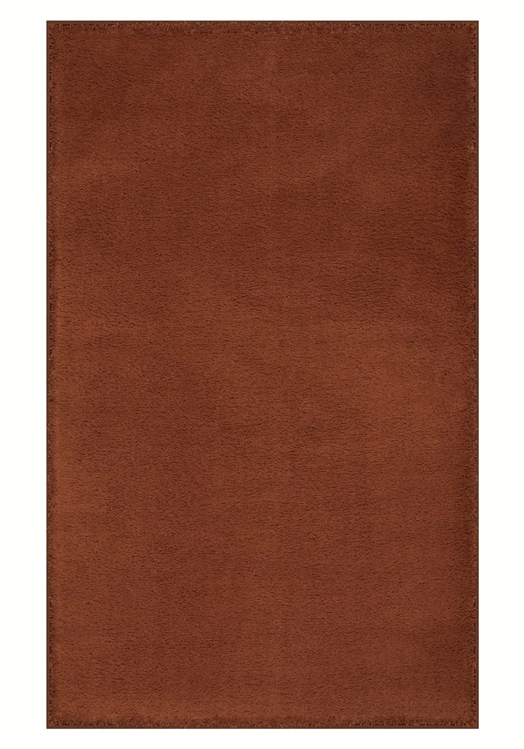 Washmellow terra washable rug, top view of the full rectangle rug | The Rugs