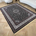 Traditional Oriental Black Rug
