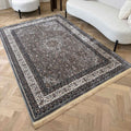 Traditional Oriental Grey Rug