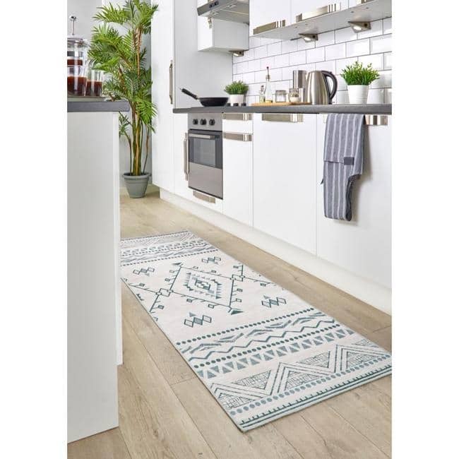 Washable Berber Runner with Kitchen