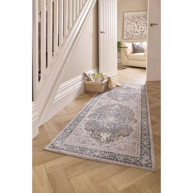 Washable Medallion Rug