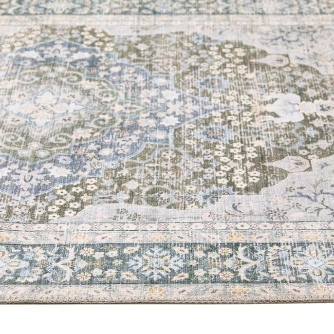 Washable Medallion Rug