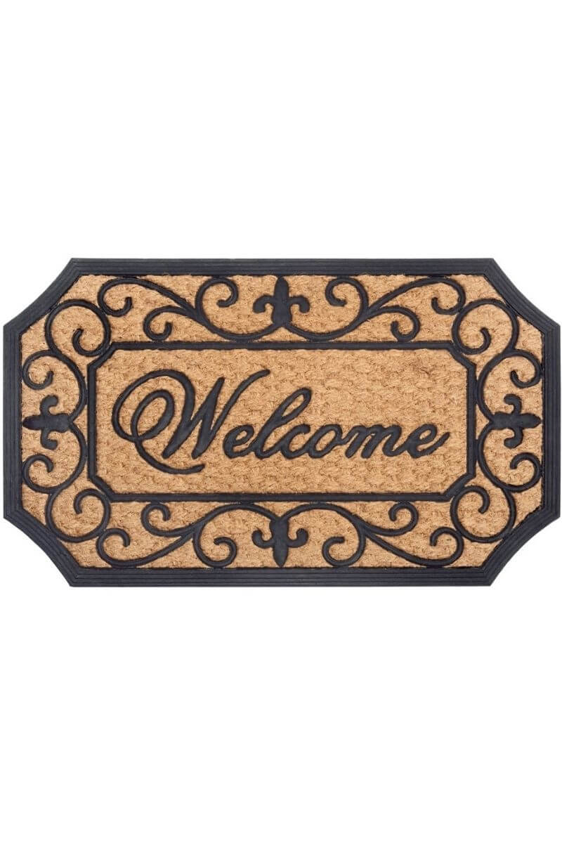Mix Mats Welcome Coir Doormat 45x75 cm