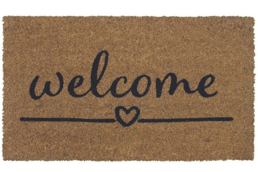 Welcome Heart Coir Doormat Gainsborough 40x70 cm