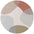 Wool Rug Clarissa Blue Multicolor, High-Low design, underfloor heating, easy to clean.