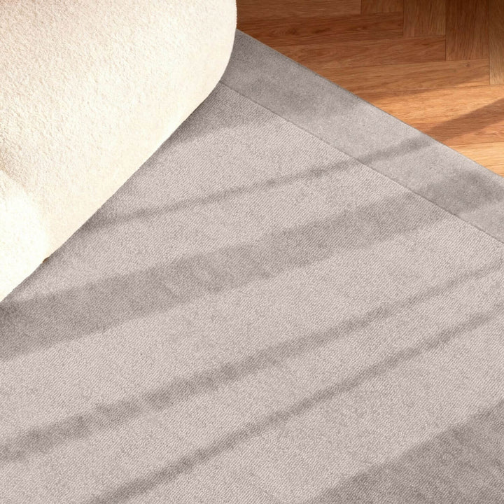 Wool Rug Kari Natural Grey Easy to clean | THE RUGS