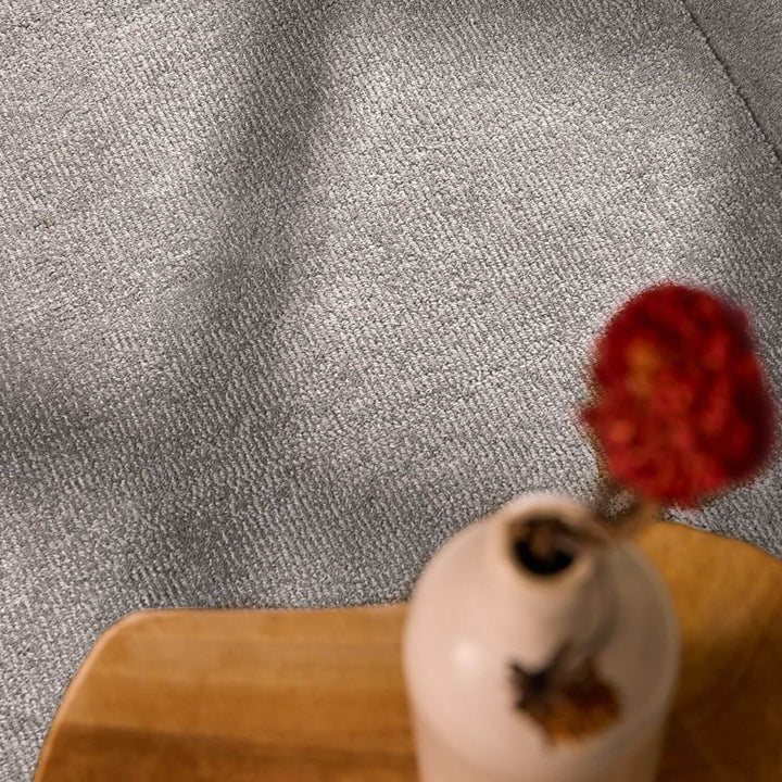 Wool Rug Kari Natural Grey Easy to clean | THE RUGS