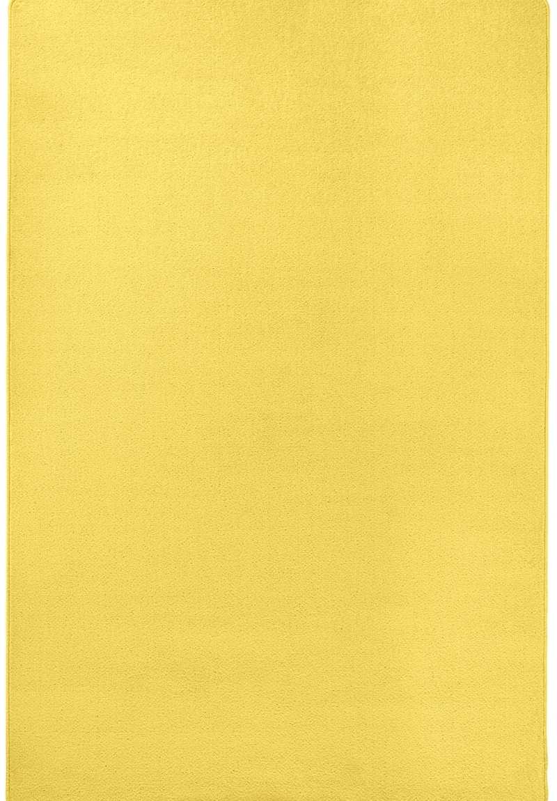 The Rugs Modern Plain Yellow Rug - Quality Soft Short Pile
