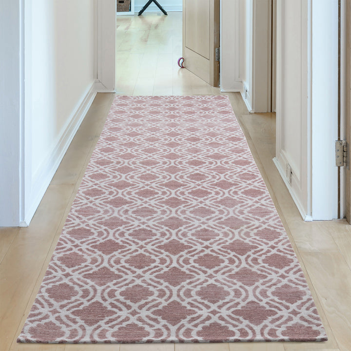 Carina Collection Modern Washable Rugs in Pink | 6902P - The Rugs