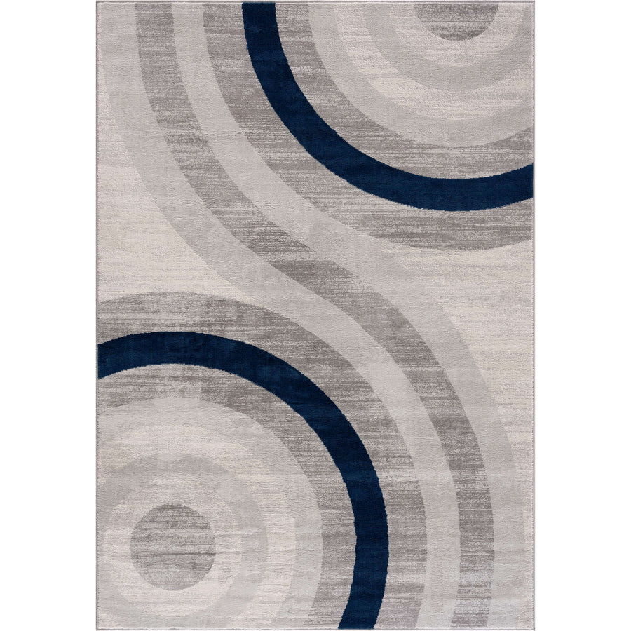 The Rugs Living Room Rug - Montana Geometric Design in Blue