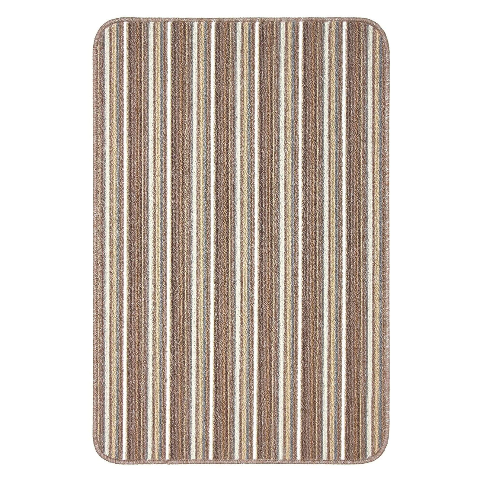 Washable Designer Mats Stripe Design in Different Colors