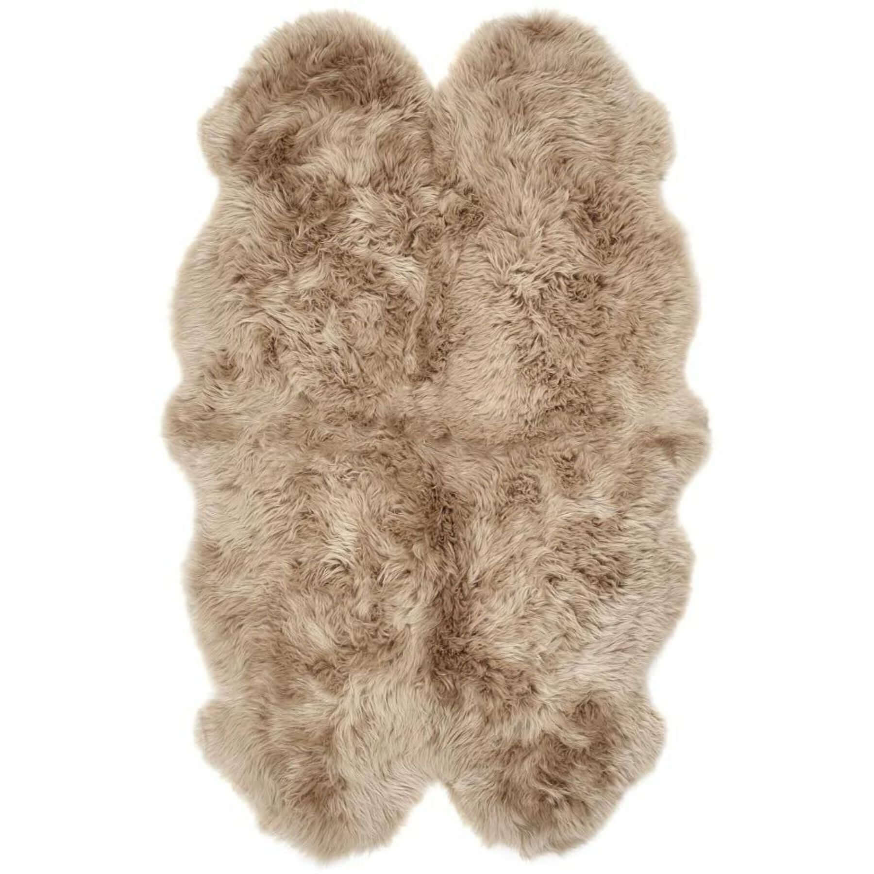 Genuine Mink Sheepskin Faux Fur Rug | Luxurious Home Decor