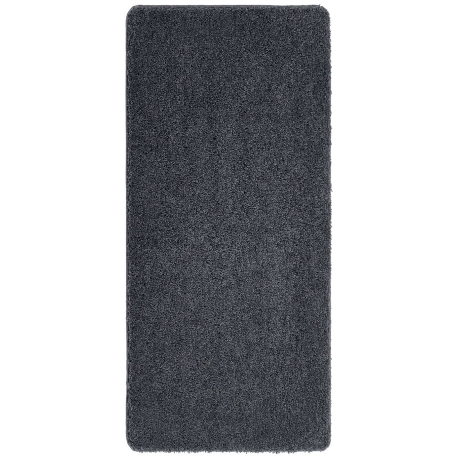 Washable Charcoal Shaggy Rug