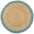 Bordered Duck Egg Blue Jute Rug – The Rugs