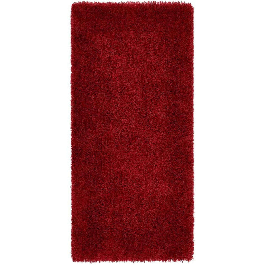 Chicago Red Shaggy Rug