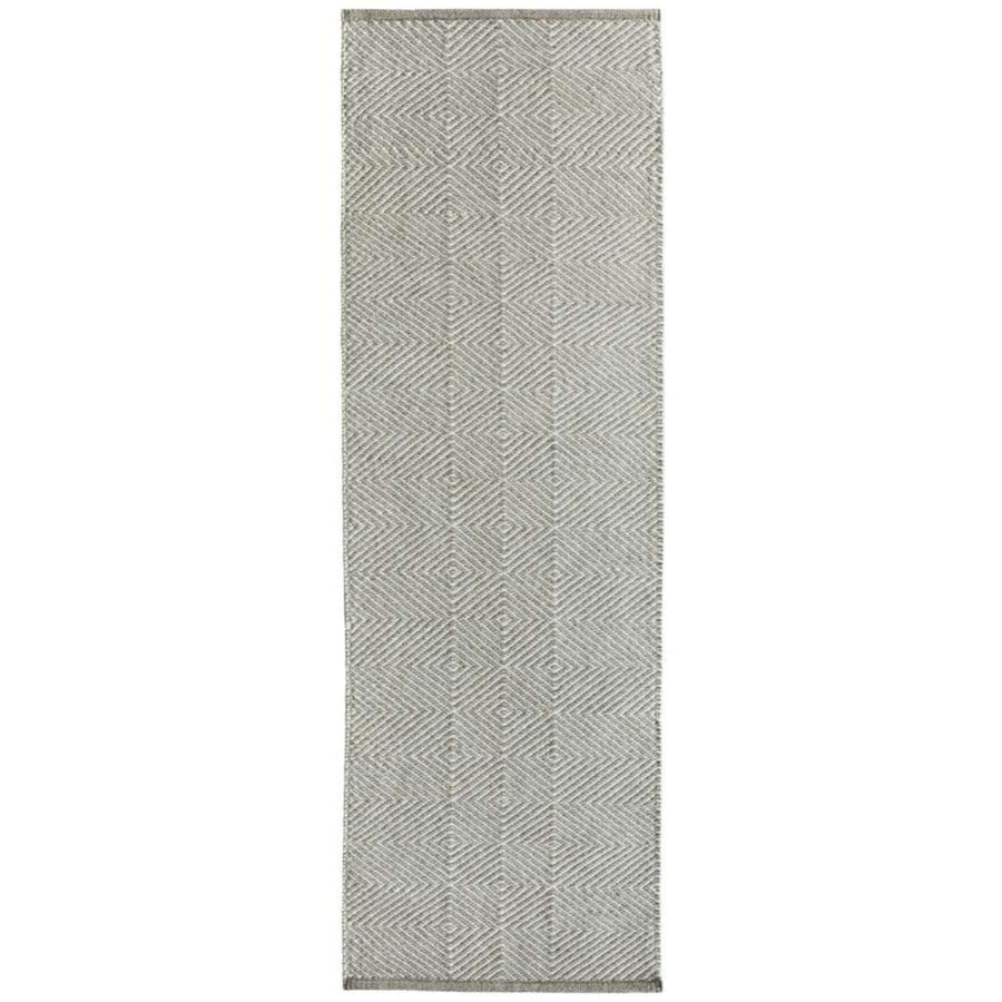 Estelle Diamond Natural Wool Rug