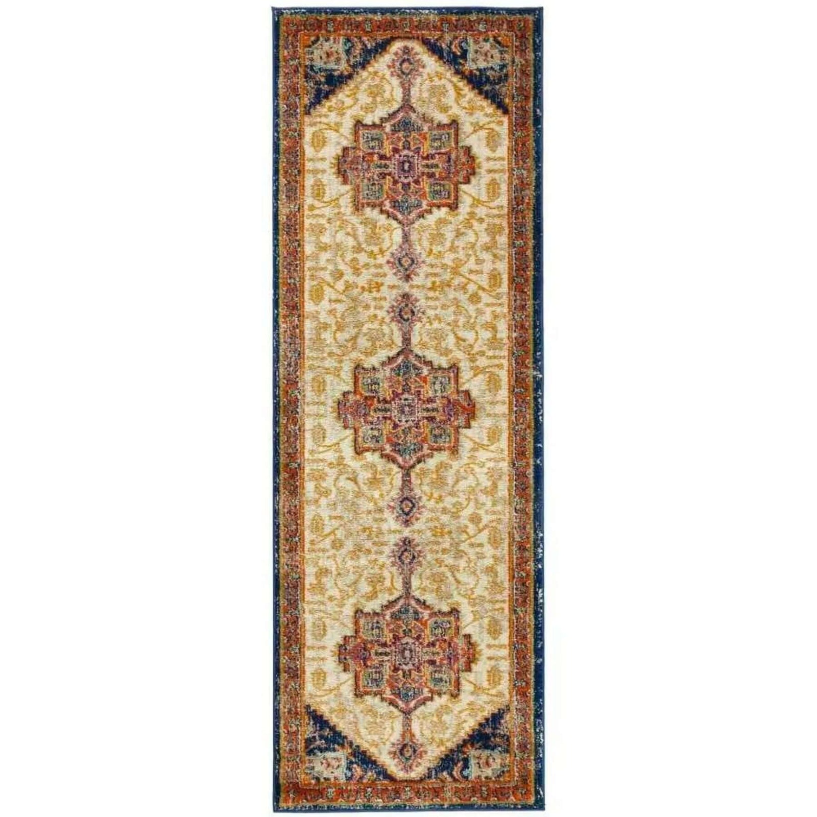 Granada Vintage Rug | Amber Multicolour - The Rugs