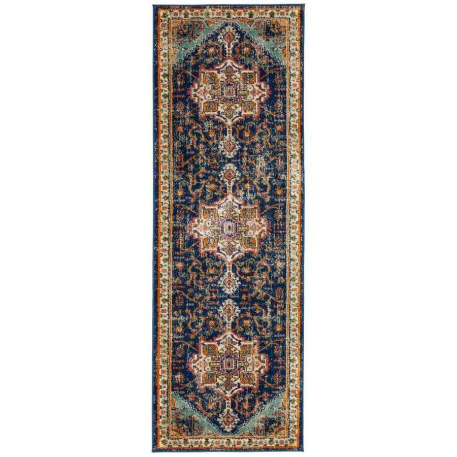 Granada Multicolour Vintage Rug | Emerald