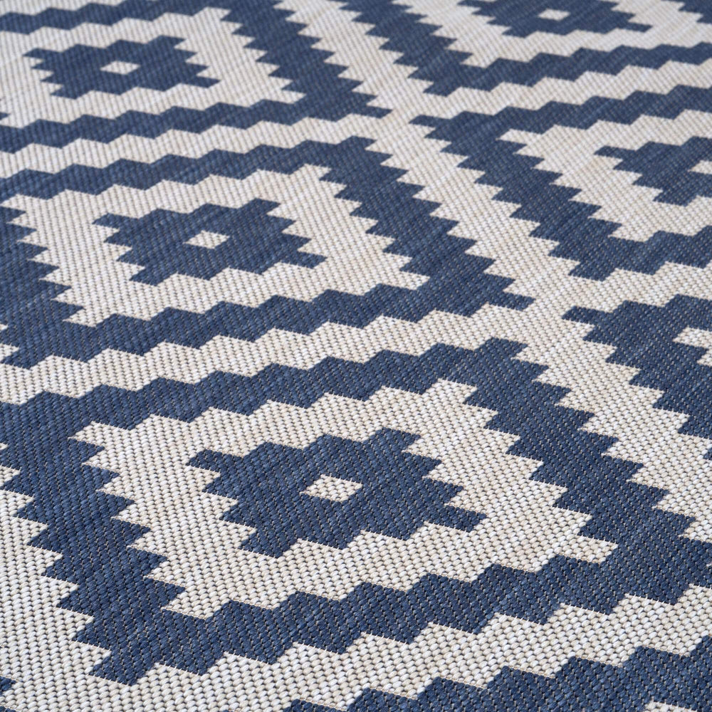 Ecology Collection Outdoor Rugs in Blue | 100blu - The Rugs