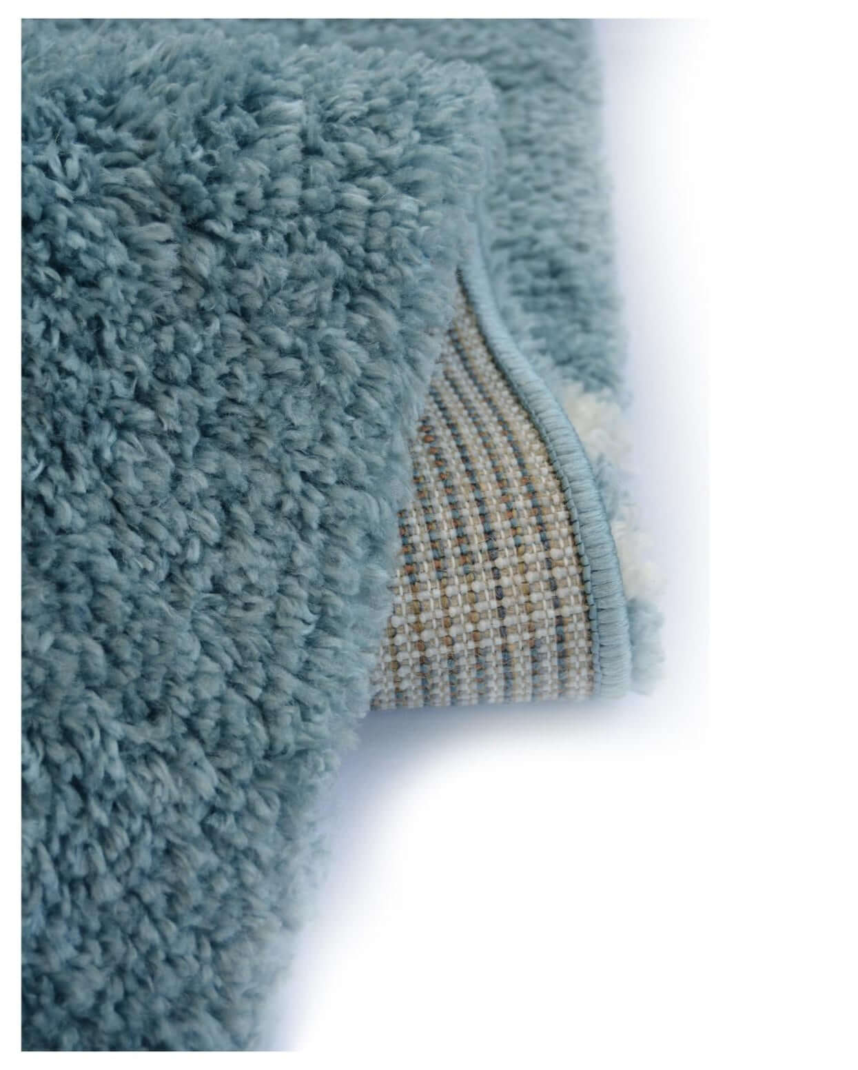 The Rugs Snug Bubbles Blue Shaggy Rug - Plush Comfort Style