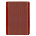 Washable Designer Bordered Red Rug | 116R