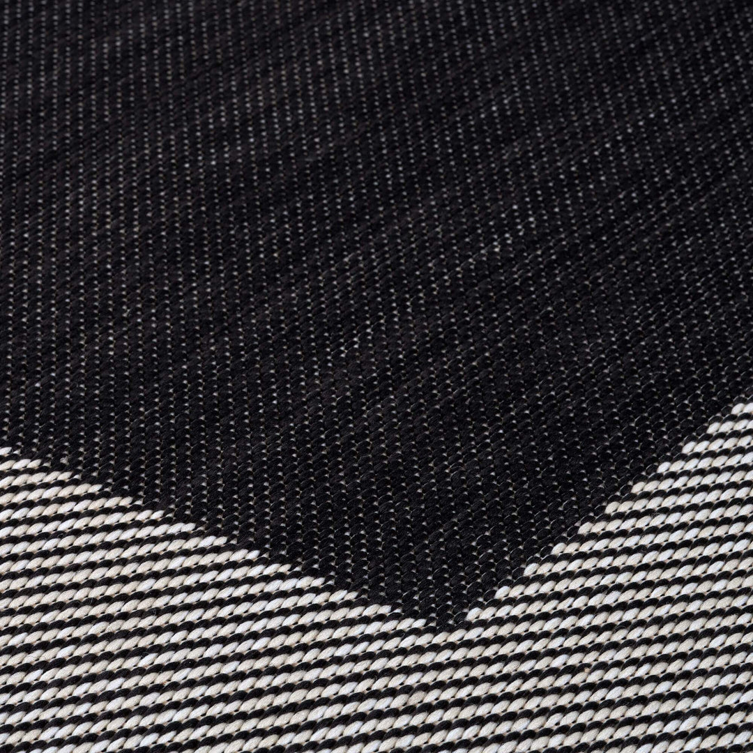 Ecology Collection Outdoor Rugs in Black| 200bl - The Rugs