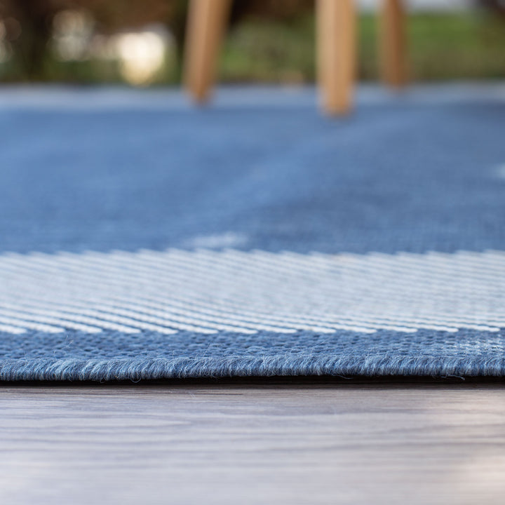 Ecology Collection Outdoor Rugs in Blue | 200blu - The Rugs