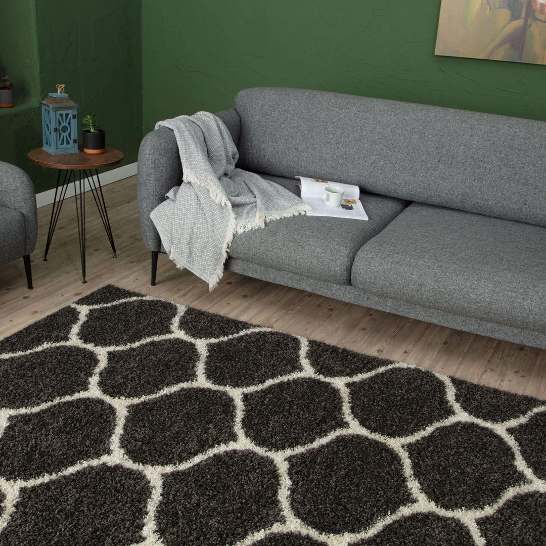 Thick Grey Rug Dark Grey Living Room Rugs | Cabinets Matttroy
