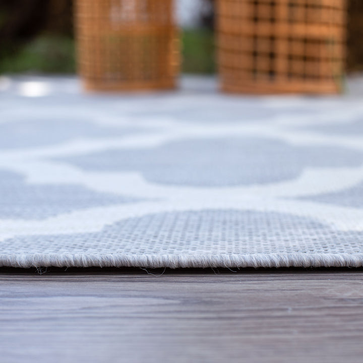 Ecology Collection Outdoor Rugs in Grey | 400g - The Rugs