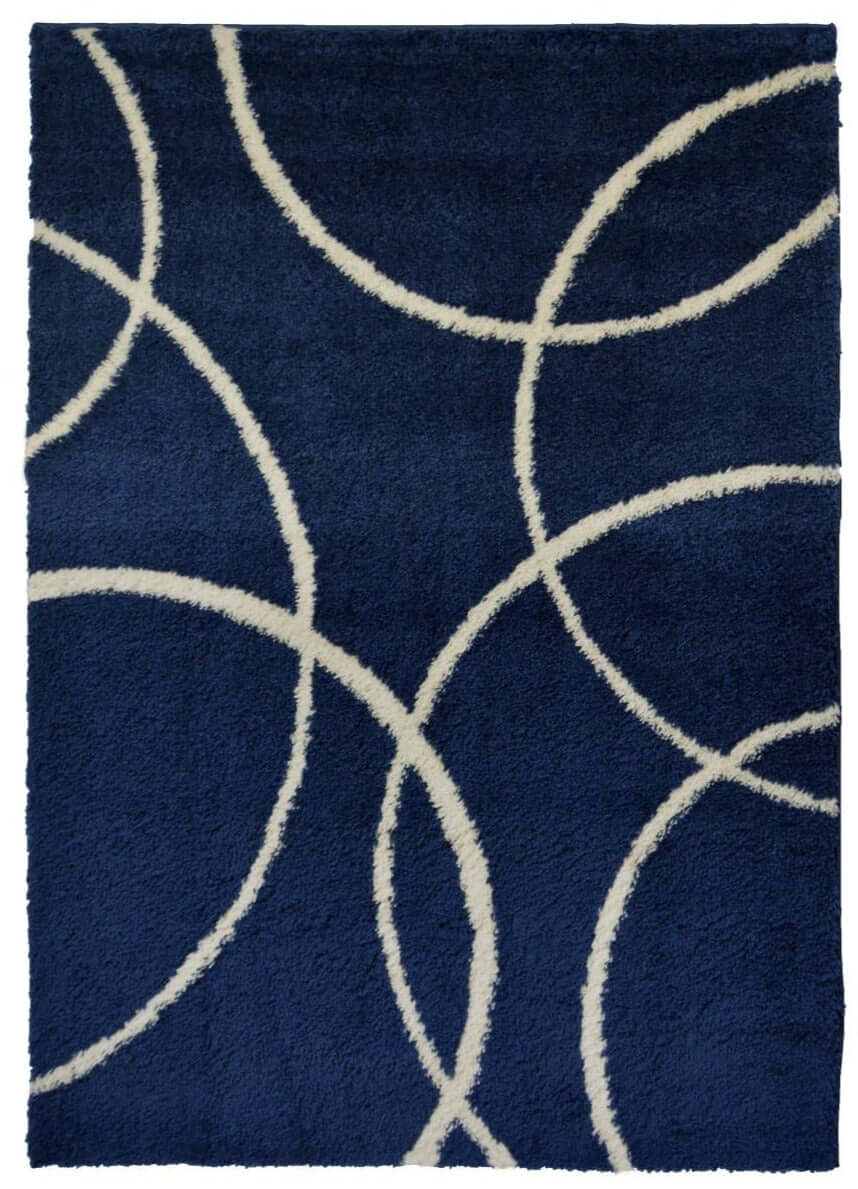 Snug Bubbles Shaggy Rug | Geometric Design | The Rugs