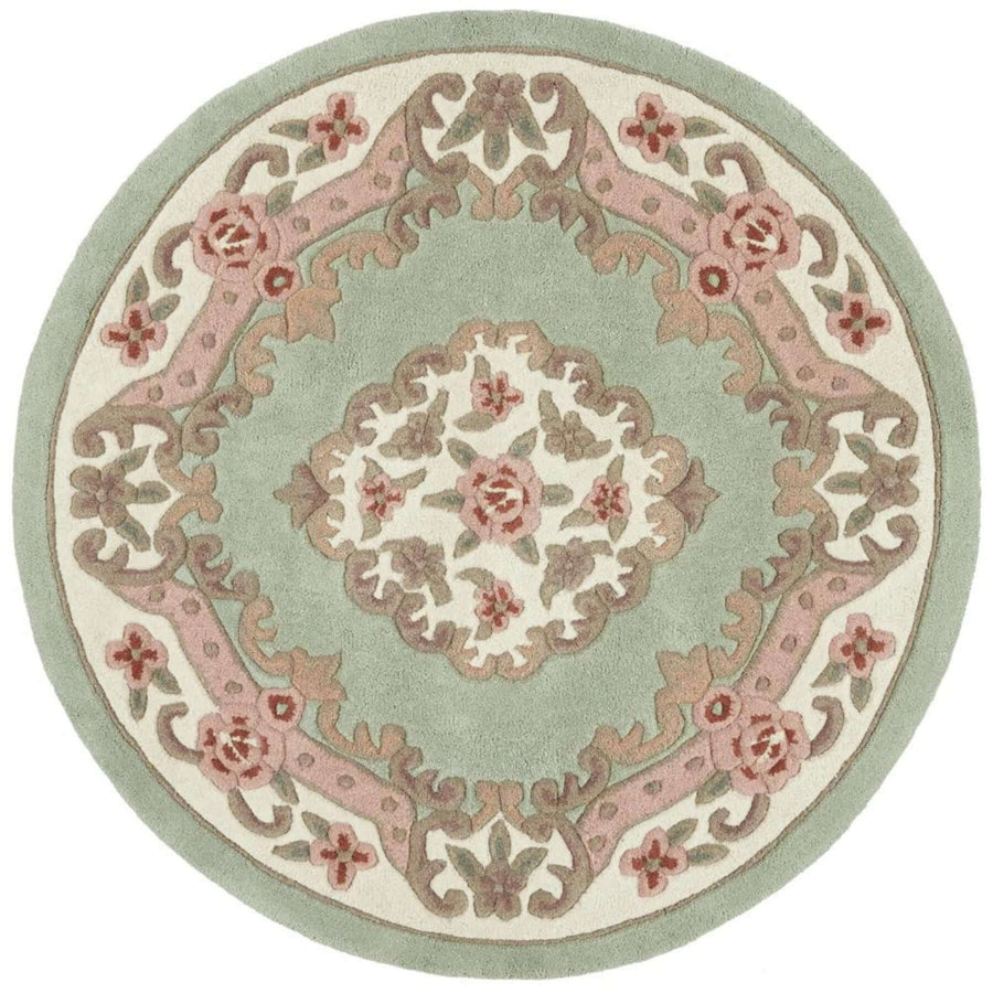 Shensi Green Medallion Rug